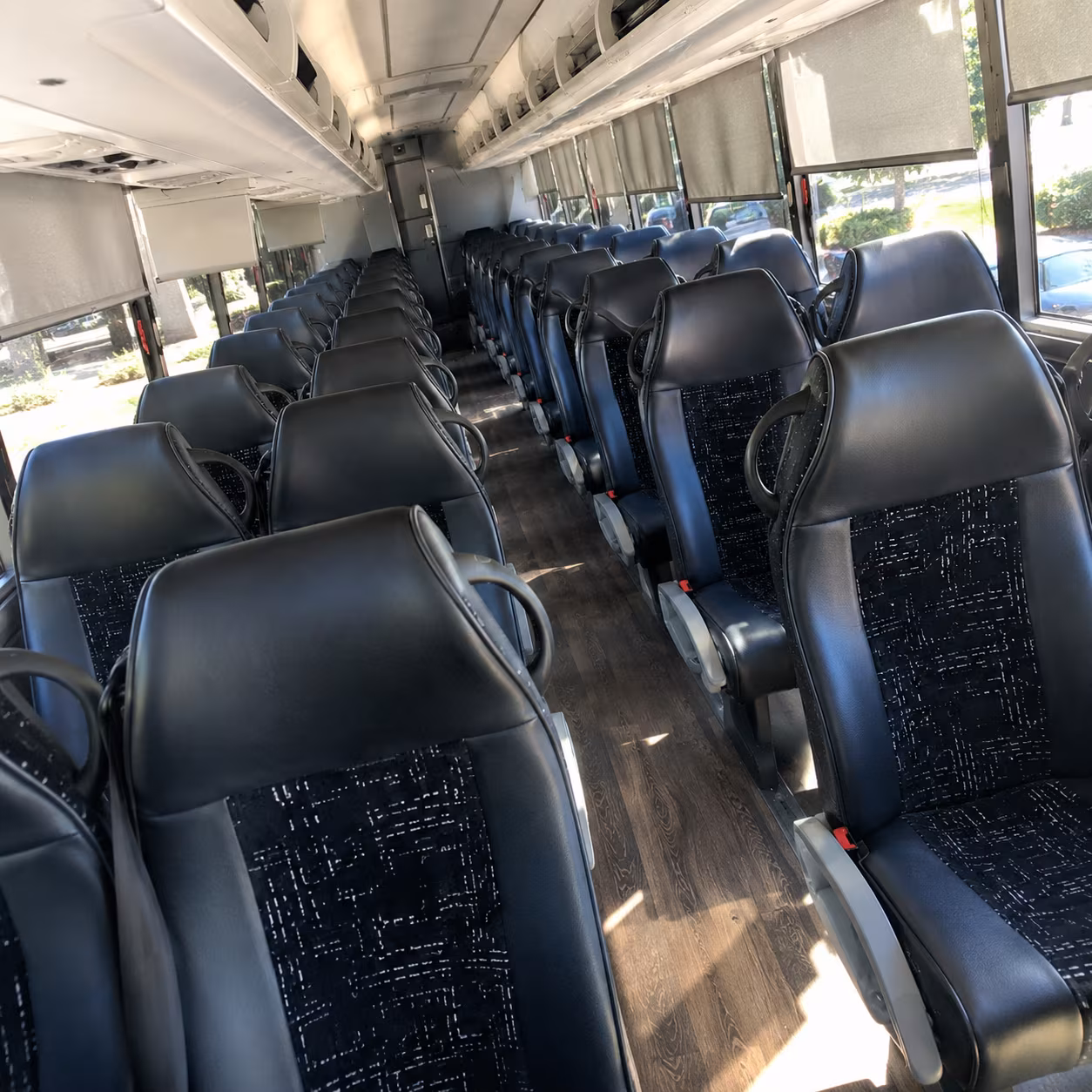 charter buses for corporate retreats and off site meetings near santa fe