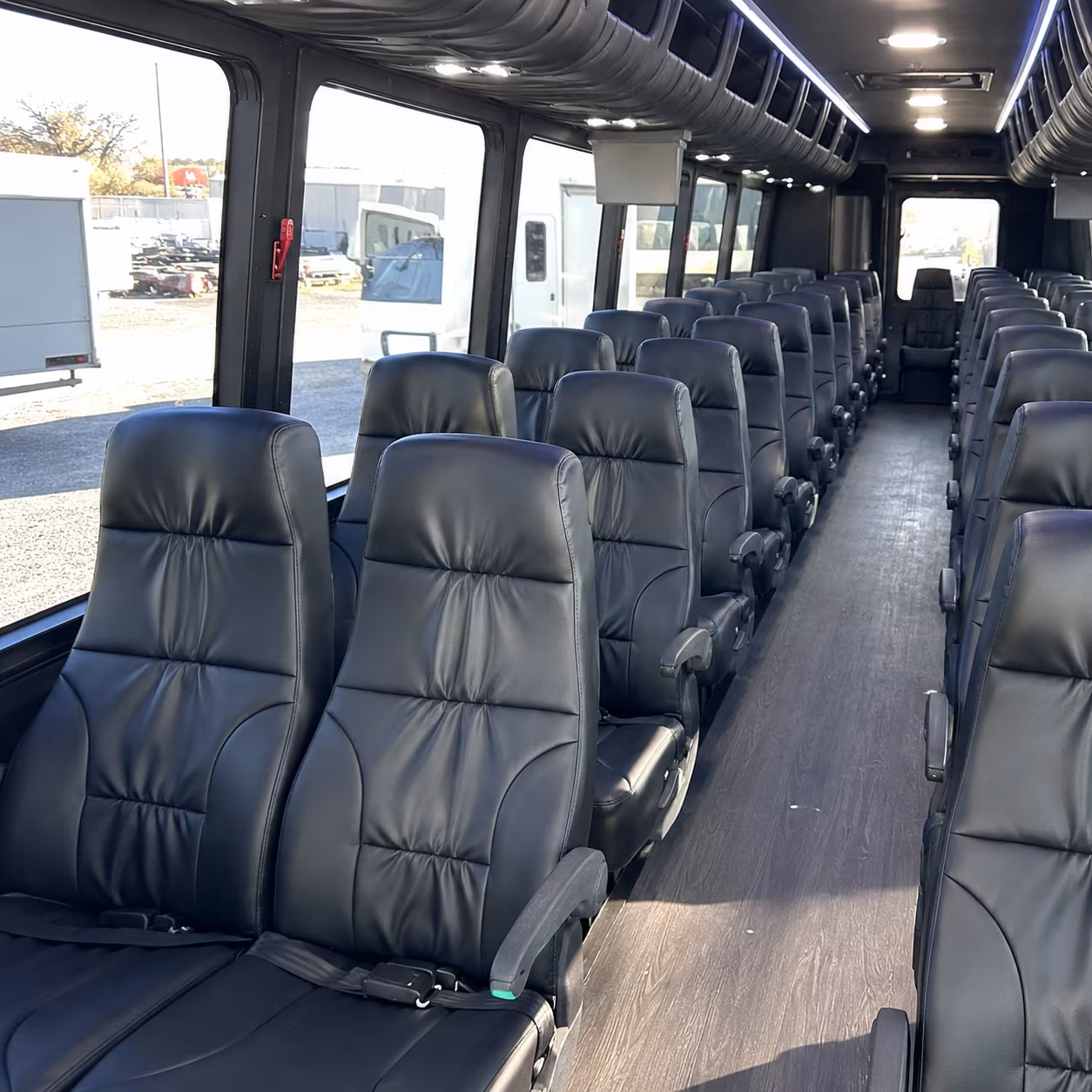 charter buses for santa fe wedding weekends at haciendas and resort venues