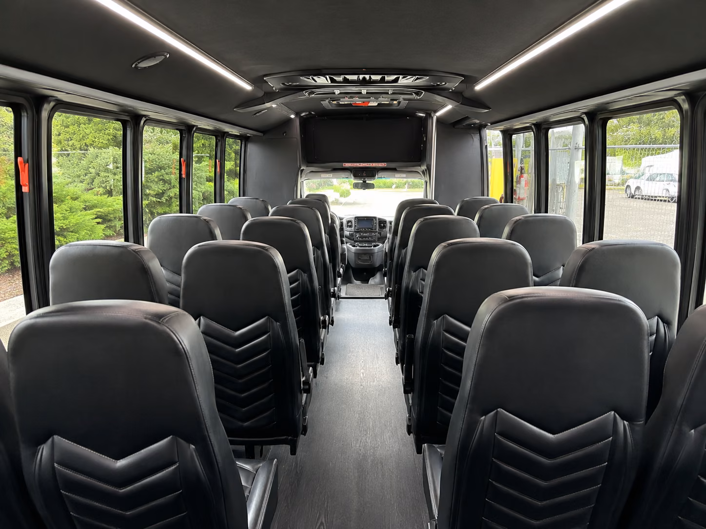 santa fe 18 passenger minibus interior