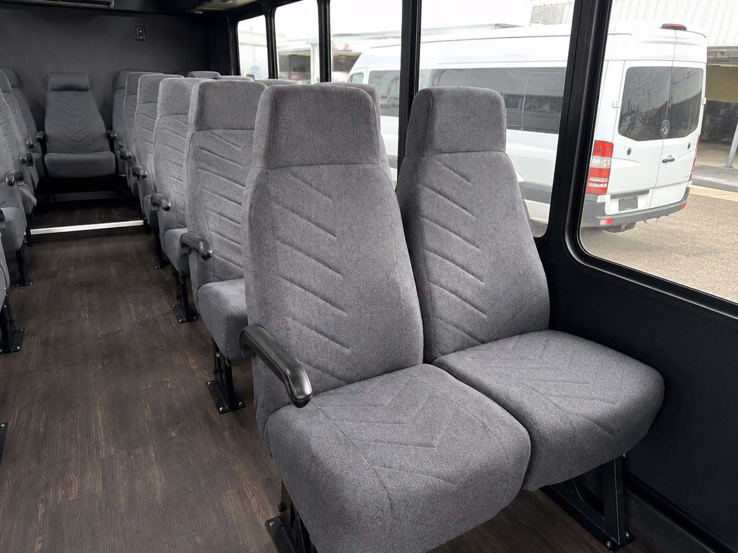 santa fe 20 passenger minibus inside