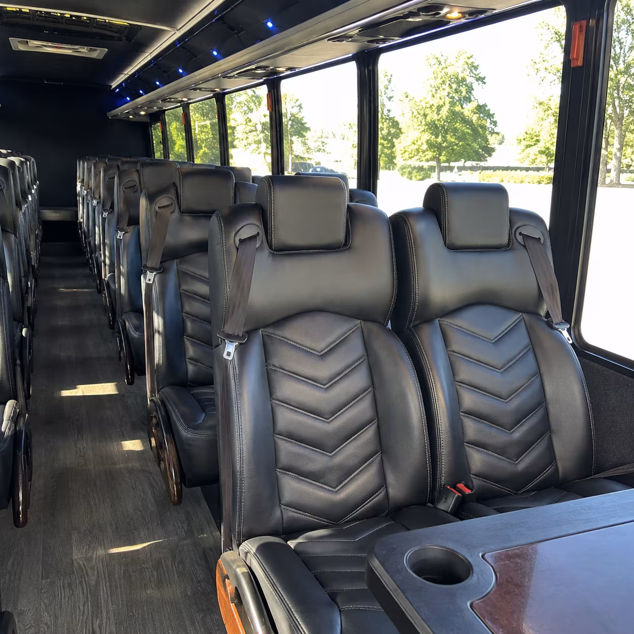 santa fe 30 passenger minibus inside