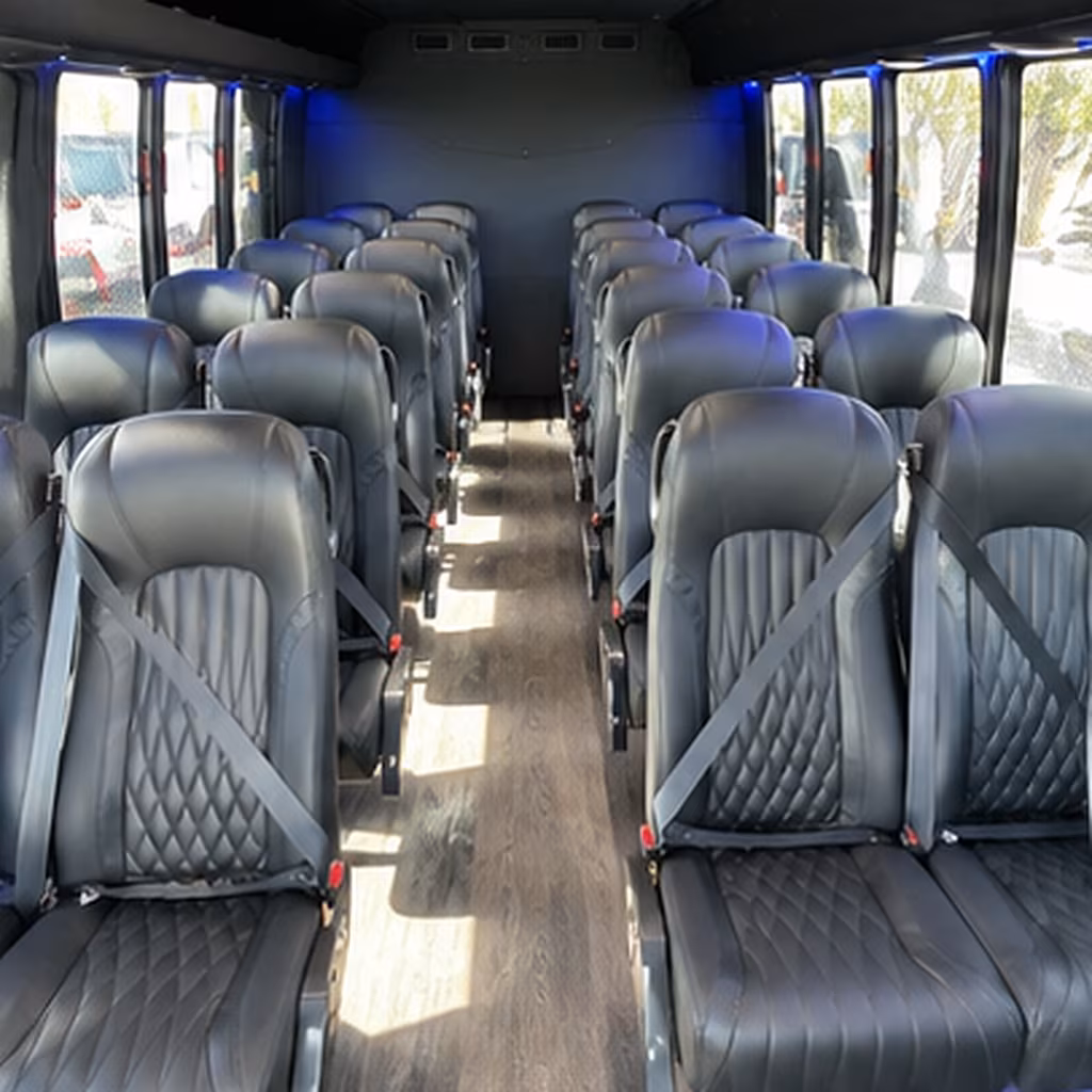 santa fe 30 passenger minibus interior