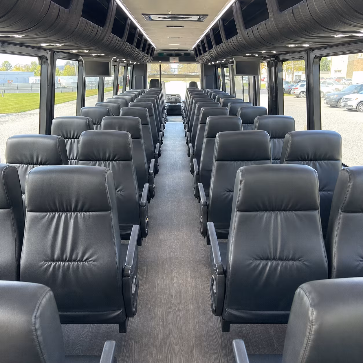 santa fe 35 passenger minibus inside
