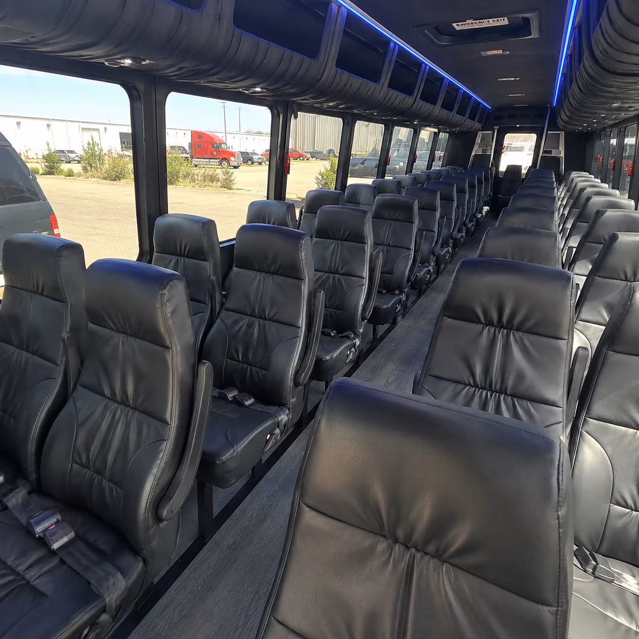 santa fe 35 passenger minibus interior