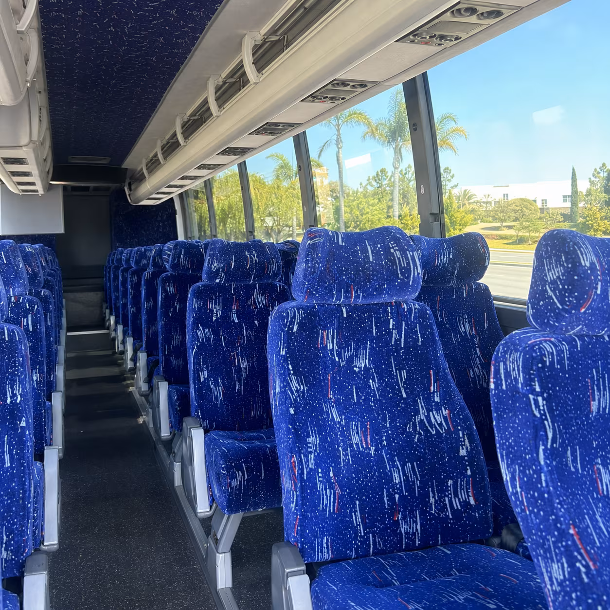 santa fe 56 passenger charter bus interior