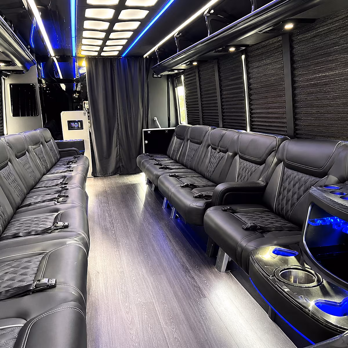 santa fe corporate event party bus rental