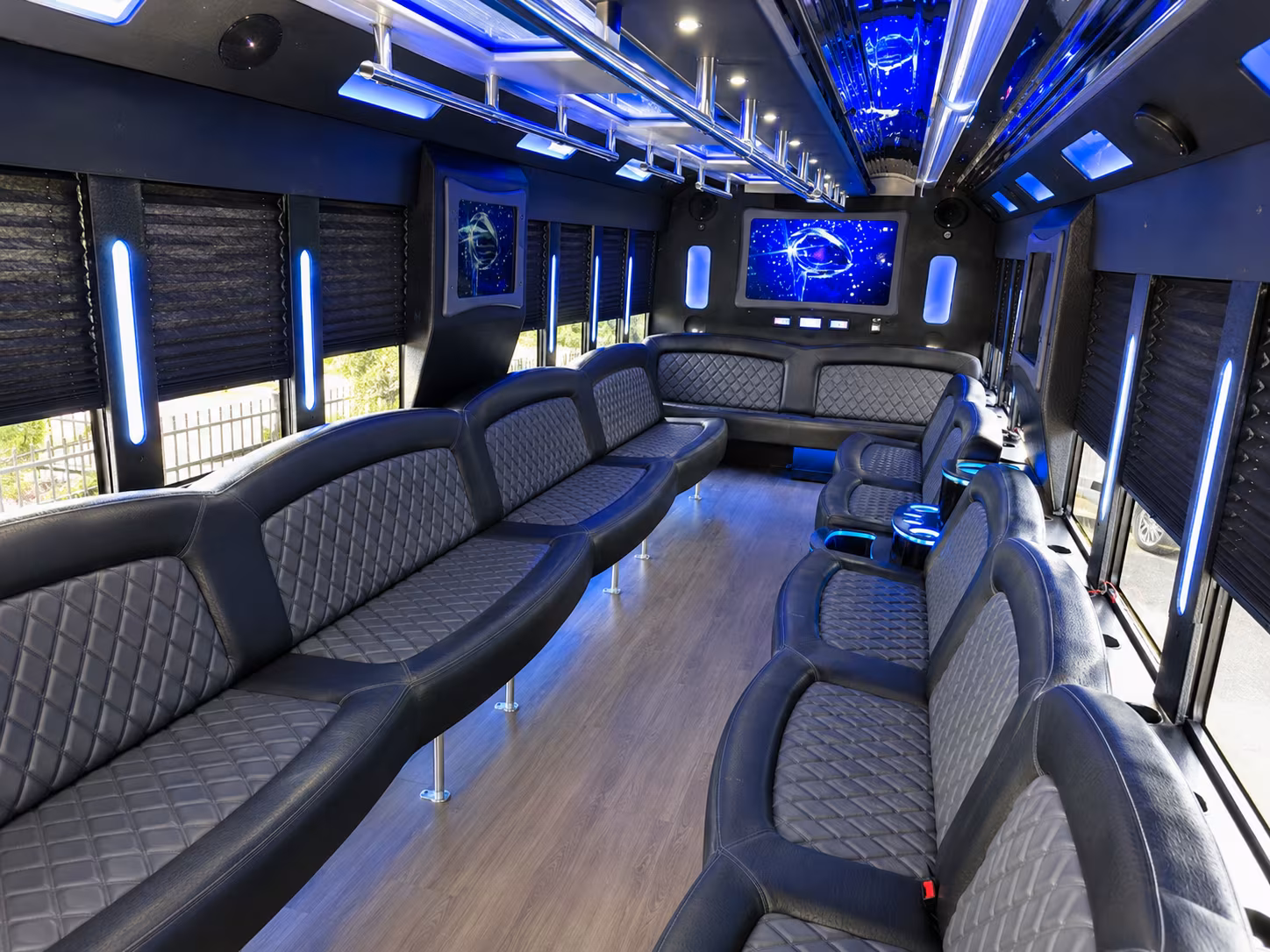 santa fe night out party bus rental