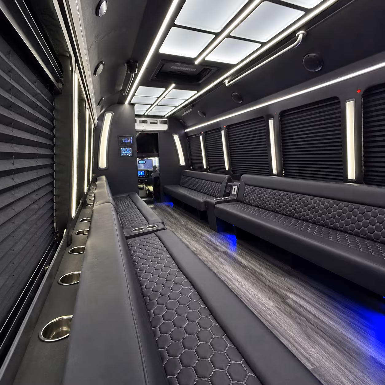 santa fe party bus inside