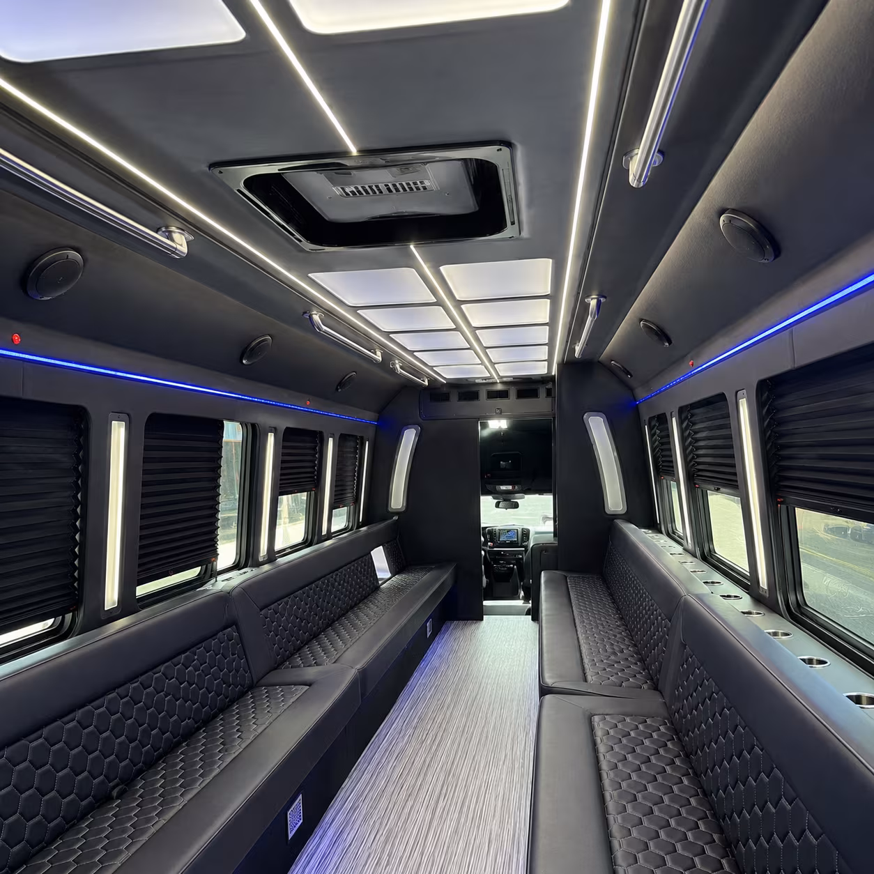 santa fe party bus rentals inside