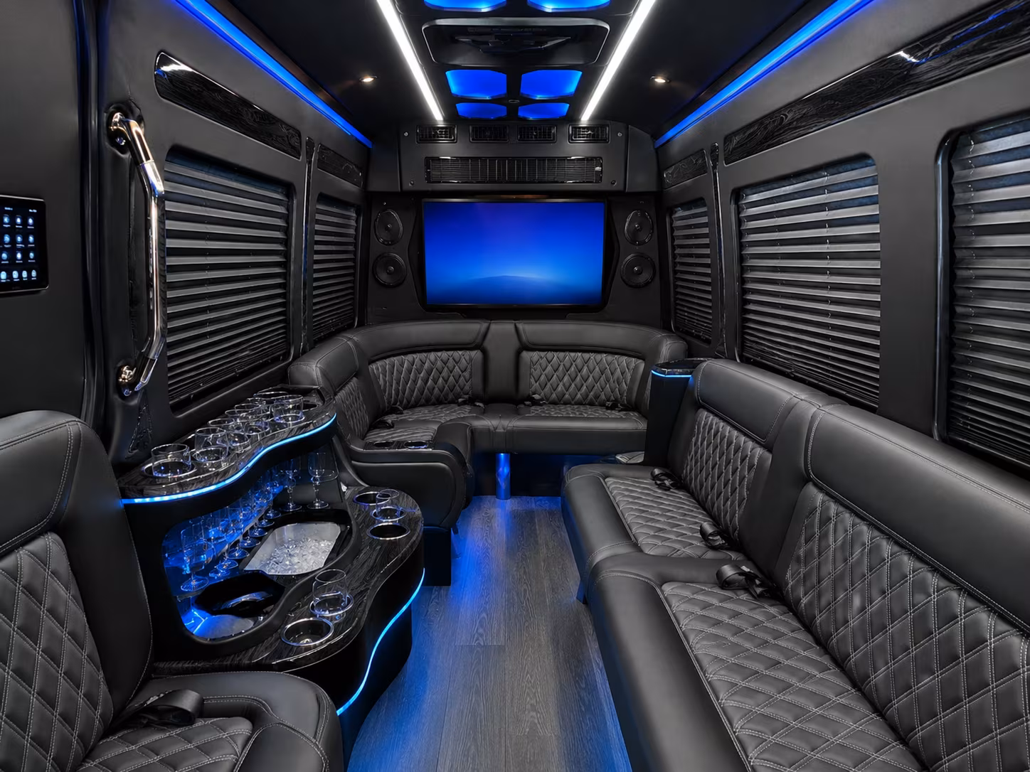 santa fe sprinter limousine interior