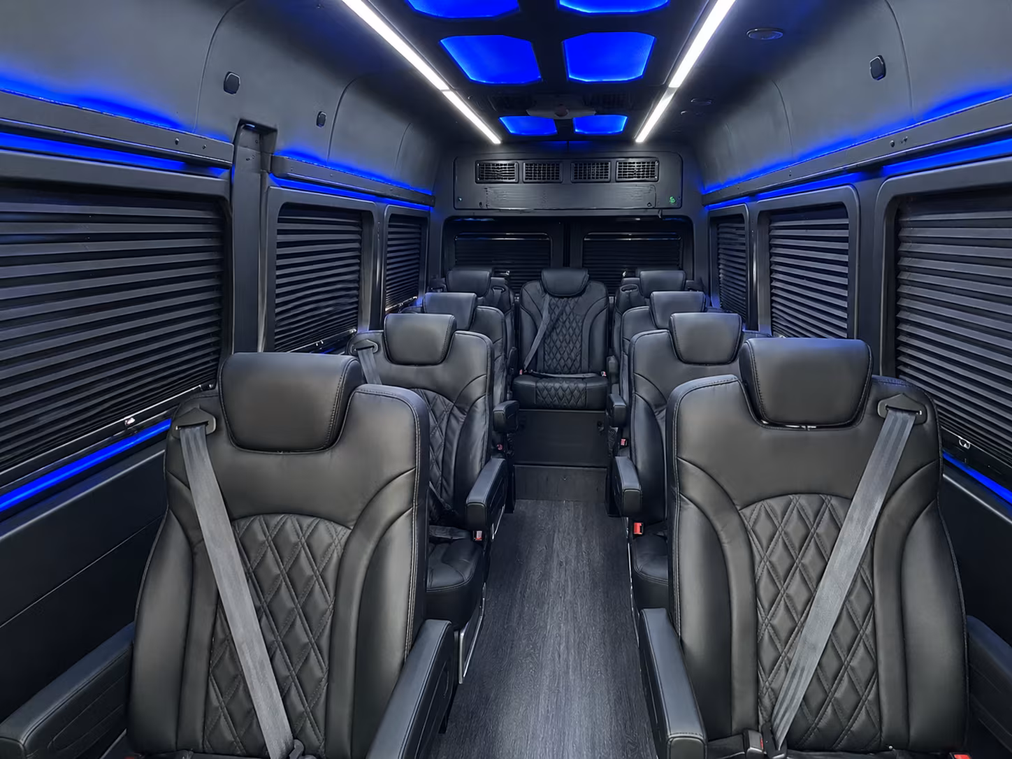 santa fe sprinter van with driver interior