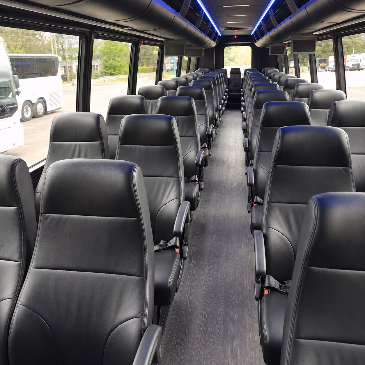 wedding guest shuttle buses between santa fe hotels and ceremony venues